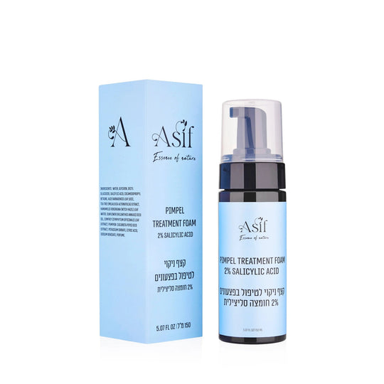קצף פנים עם 2% חומצה סליצילית Asif Cosmetics
