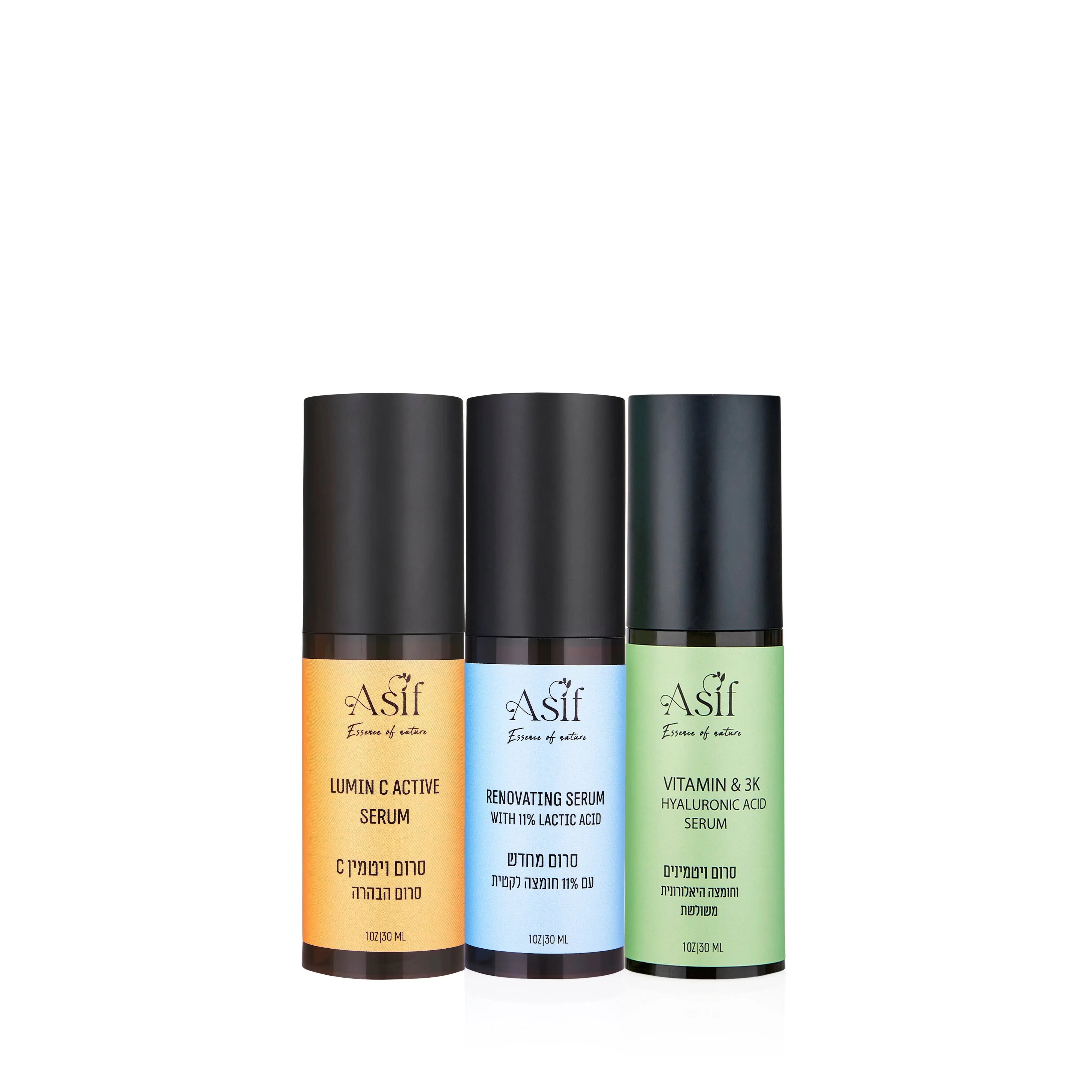 שלישיית הפעילים - DEKEL Asif Cosmetics
